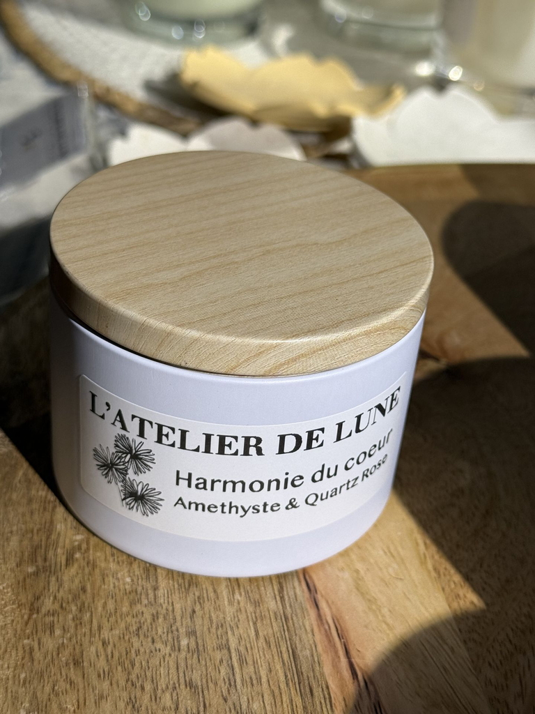 Bougie à intention. Harmonie du cœur