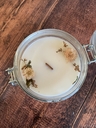 bougie parfumée fleurie pot .webp