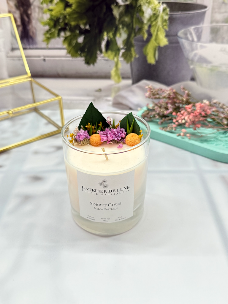 Sorbet Givré (Melon Pastèque) - blanche