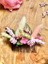 Peigne Cérémonie (rose/beige)