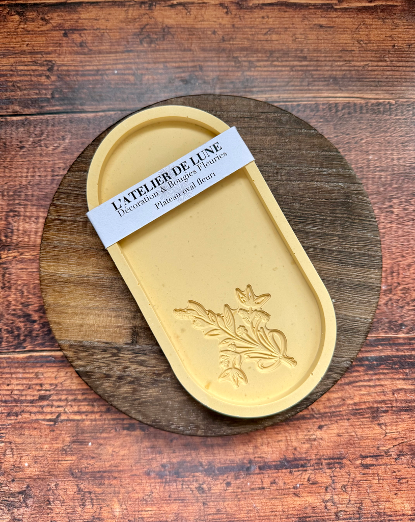 Plateau Oval - Jaune