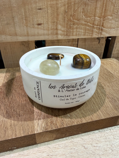 Bougie Lithothérapie - Boost de CONFIANCE