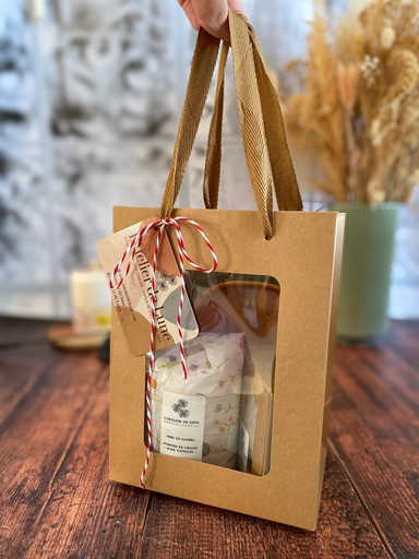 Coffret 2 bougies - 2 accessoires